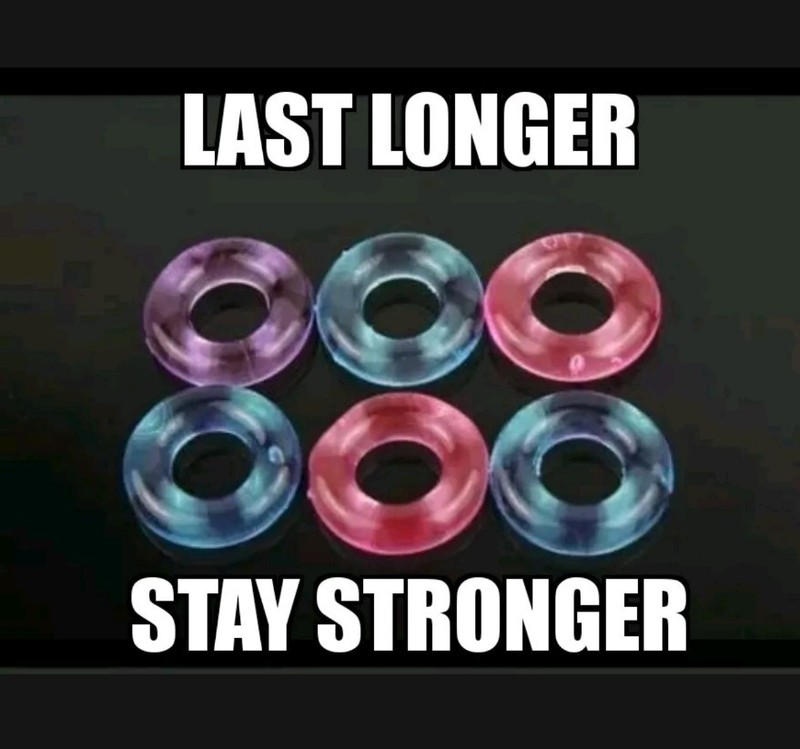 6 Pack Cock Rings – Stay Hard Donuts Ring For Harder Cocks – Staying Power