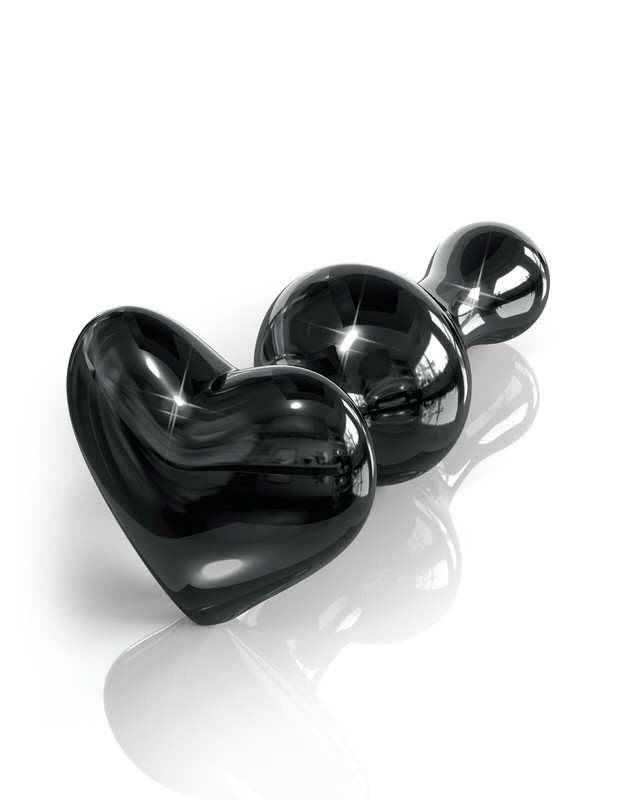 Icicles No 74 75 Luxury Glass Heart Hard Anal Dildo Butt Plug Anal Glass Design