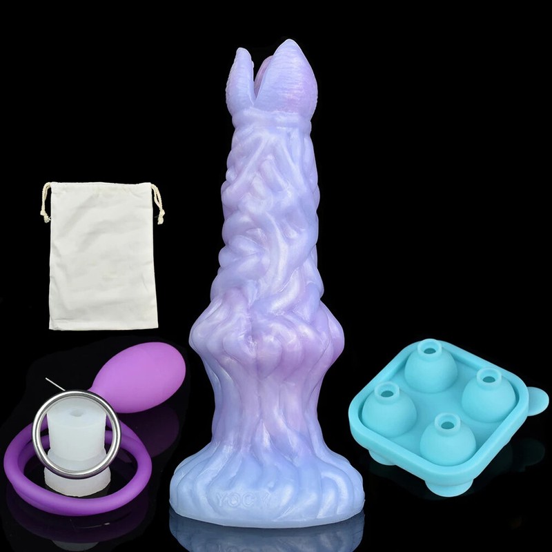 Silicone Penumatic Ovipositor Anal Sex Toy Lay Eggs Dildos Butt Plug Masturbator