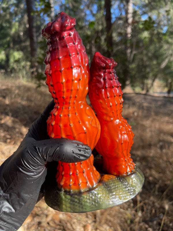 Cerberus Dildo Fantasy Dual Pen Sex Toy Handmade USA gallery