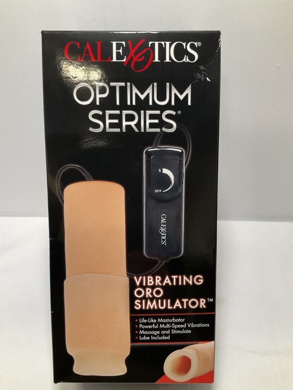 Optimum Series Vibrating Oro Simulator Masturbator with Wired Remote Control –