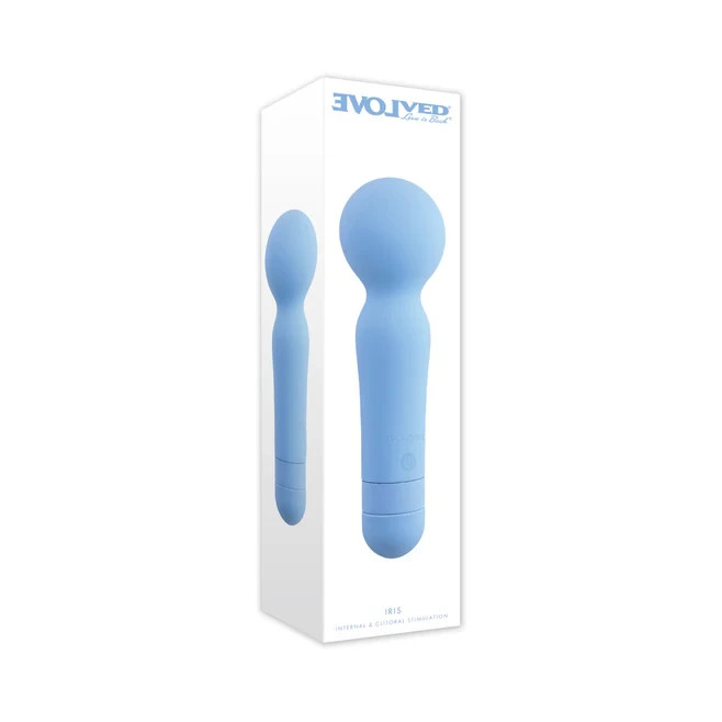 Iris Rechargeable Silicone Wand Massager – Waterproof & Submersible