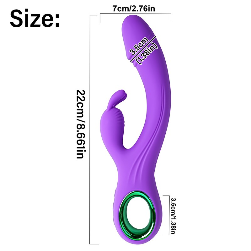 Powerful Vibrator Rabbit Anal Plug G-Spot Dildo Clit Massager Sex Toy for Couple