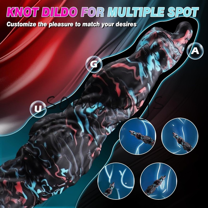8.5" Huge Alien Dong Realistic Penis Dildo Adult Masturbator Anal Plug Sex Toy gallery