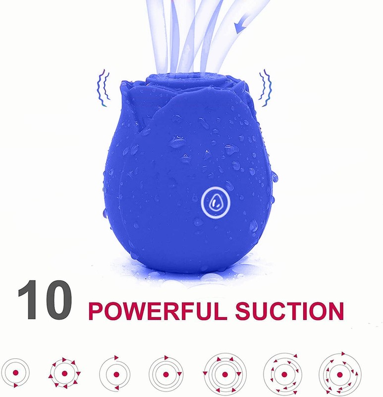 Rose Sucking Vibrator Clit Sucker Dildo Women G-spot Massager Sex Toy for Women gallery