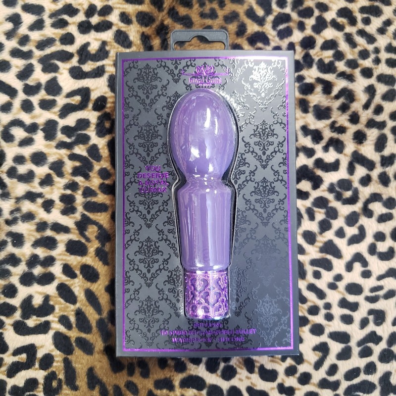 Royal Gems by Shots 😈 BRILLIANT🔥 10 Speed Rechargeable Bullet Vibrator PURPLE