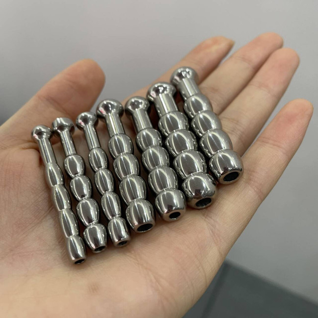 Sounding Male Penis Plug Stainless Steel Hollow Stretchers Sex Toys Bondage SM gallery