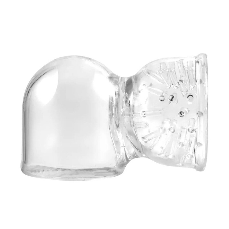 Textured Penis Head Cup Male Masturbating Wand Attachment Sex Toy for Men gallery