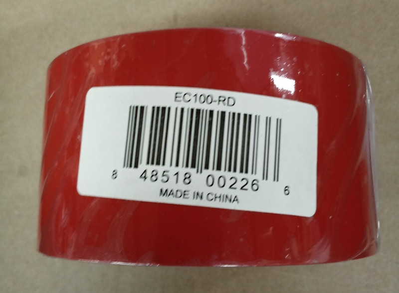 Frisky PVC Self-Adhesive Pleasure/Bondage Tape 65ft Long; 2&Prime; Wide: RED (X31-20)