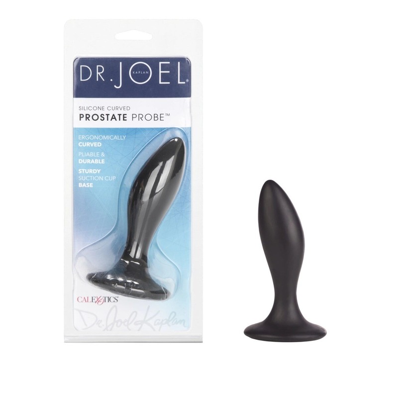 Dr Joel Kaplan Silicone Curved P-spot Prostate Massager Anal Butt Plug Probe