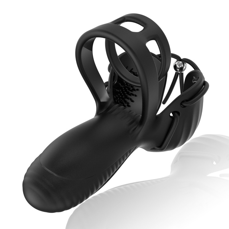 Men Penis Cock Ring Vibrator G-Spot Dildo Massager Sex Toys For Women Couples gallery