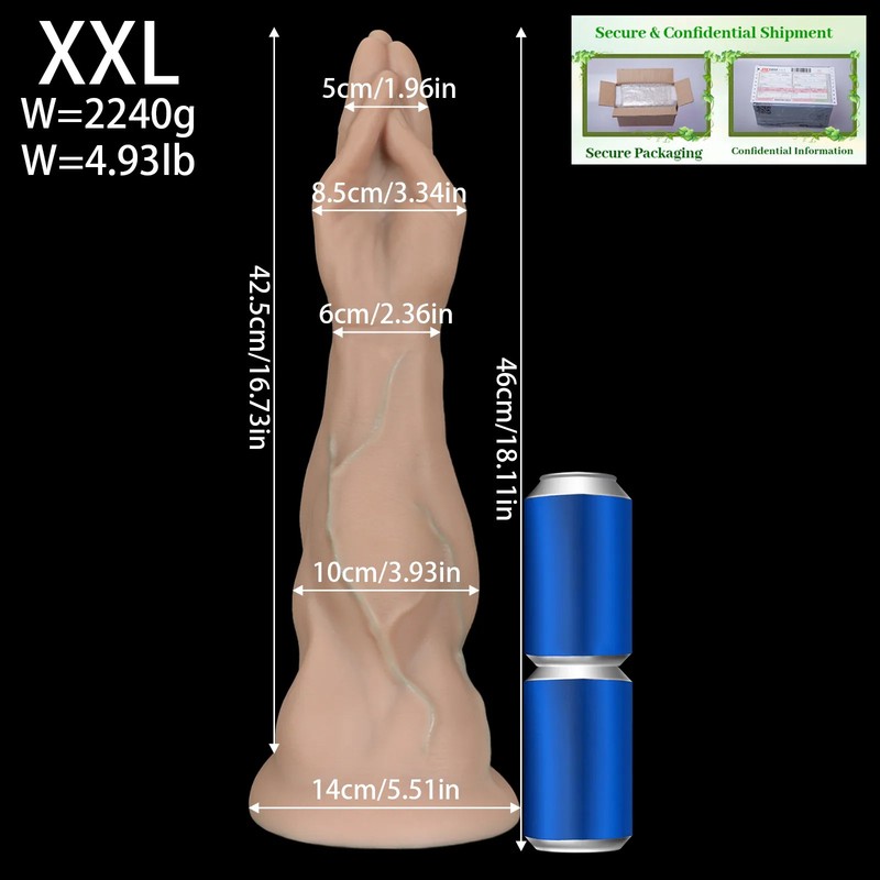 Huge Fist Anal Anal Plug Sex Toys for Couples Silicone Giant Arm Women Dildo
