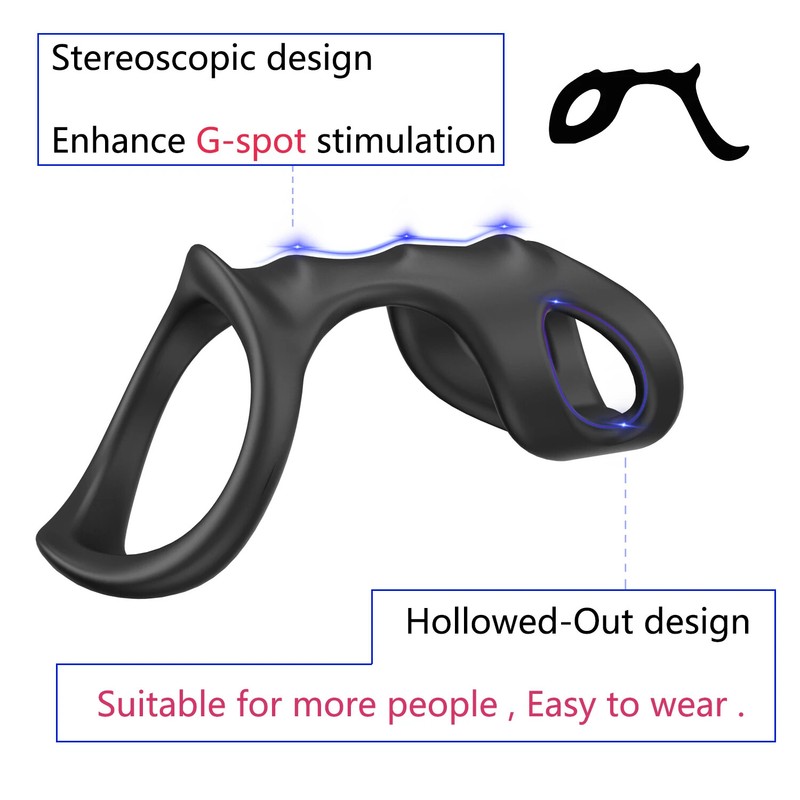 5PCS SET Peni Rings Reusable Silicone Enlargement Delayed Ejaculation Enlarger gallery