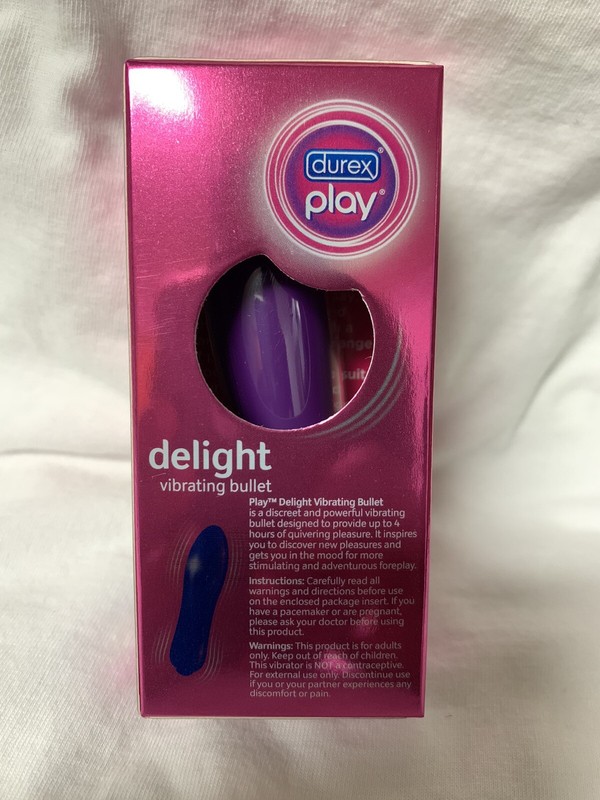 Durex Play Delight Vibrating Bullet For Quivering Stimulation Waterproof Sealed