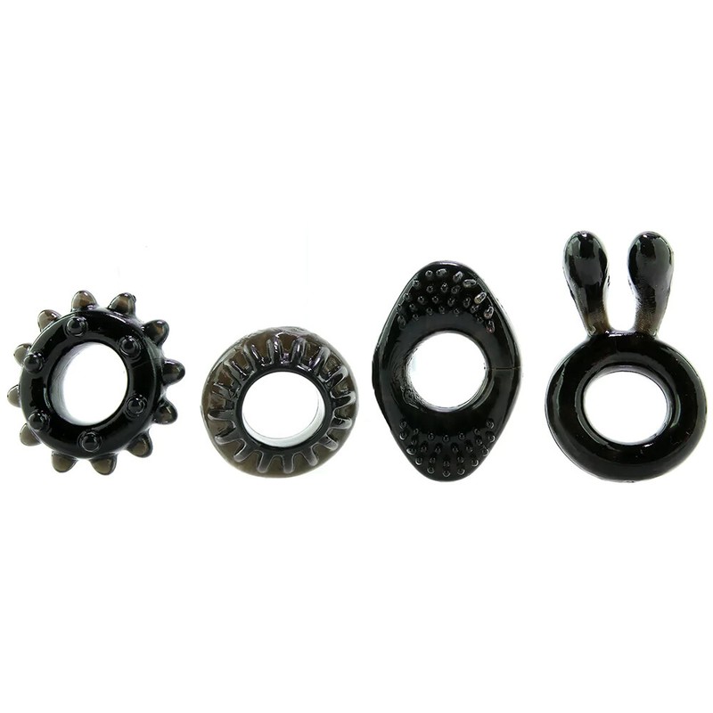 Zero Tolerance Ring My Bell Stretchy cock ring Set of 4 Male Enhancer Sex Toy gallery
