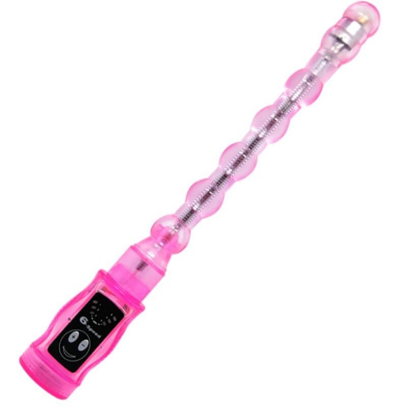 Dance Distortion – Flexible Anal Stimulator with Ball Design – Pink