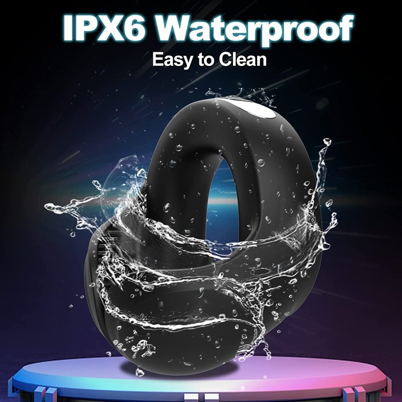 10 Vibrating Prostate Massager Penis Erection Cock Ring Vibrator Sex Toy for Men gallery