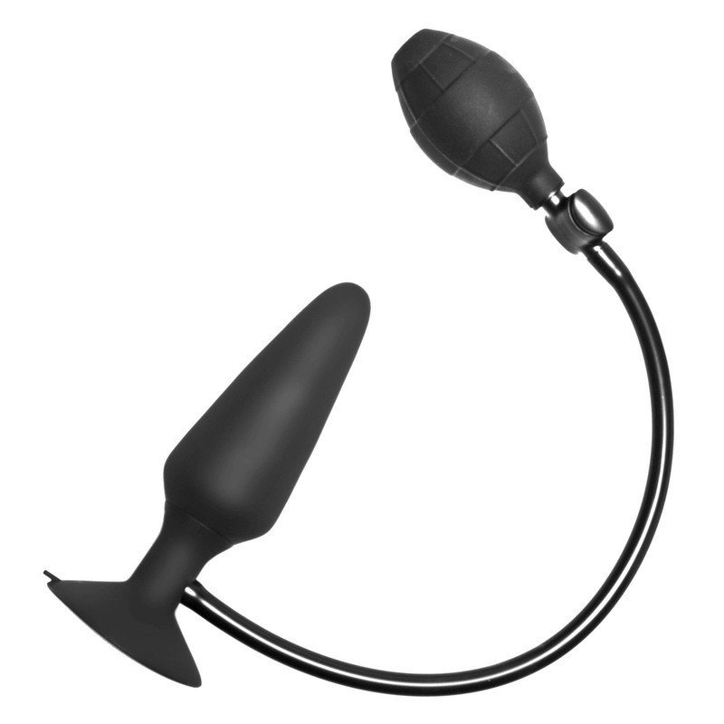 Sc Novelties Inflatable Silicone Suction Cup Butt Plug