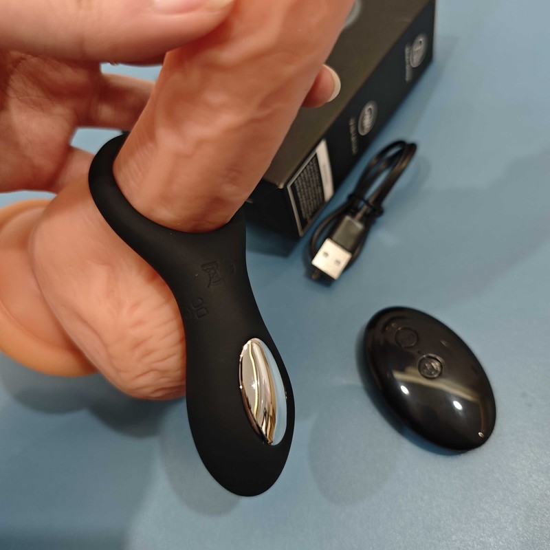 Rabbit Vibrating Cock Ring Rechargeable Penis Ring Vibrator Sex Toys for Male gallery