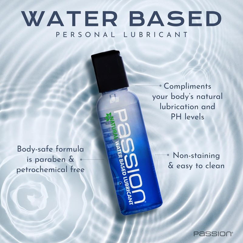 Passion Natural Water-Based Lubricant - 2 oz gallery