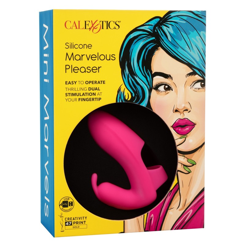 Mini Marvels Silicone Marvelous Pleaser - Clitoral G-Spot Vibrating Massager gallery