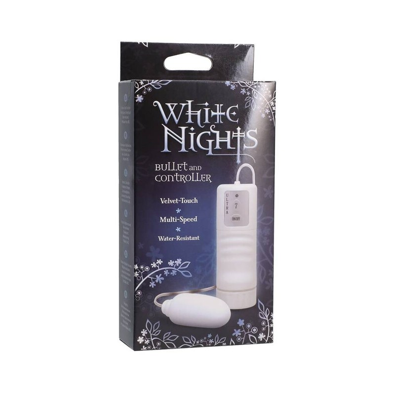 Doc Johnson White Nights Bullet & Controller