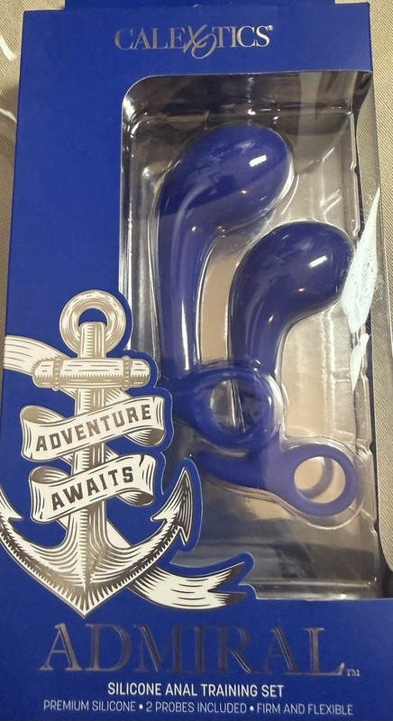 CalExotics Admiral Silicone Anal Training Set – 2 Probes – Firm & Flexible –