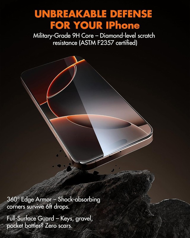 Full Coverage Tempered Glass Screen Protector for iPhone 12 Pro Max 6.7 Inch gallery