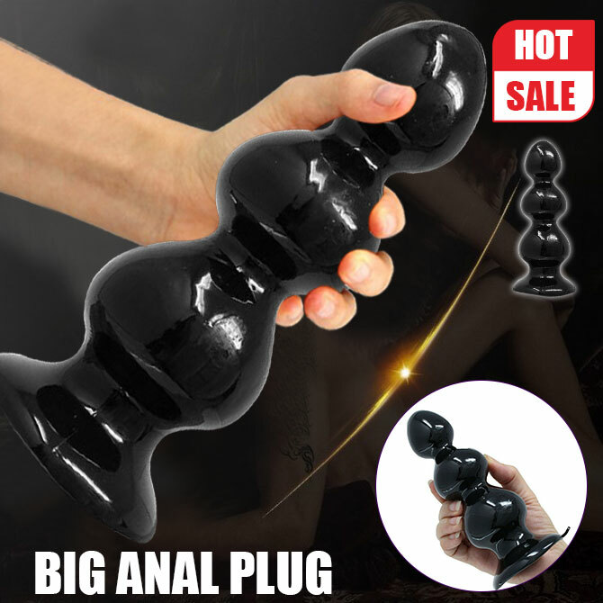 EXTRA BIG LARGE JELLY ANAL BUTT PLUG DILDO SUCTION CUP SEX TOY FOR MEN WOMEN