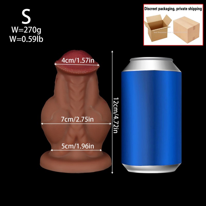 62-112mm Huge Thick Anal Dildos Monster Muscles Penis Realistic Silicone Sex Toy