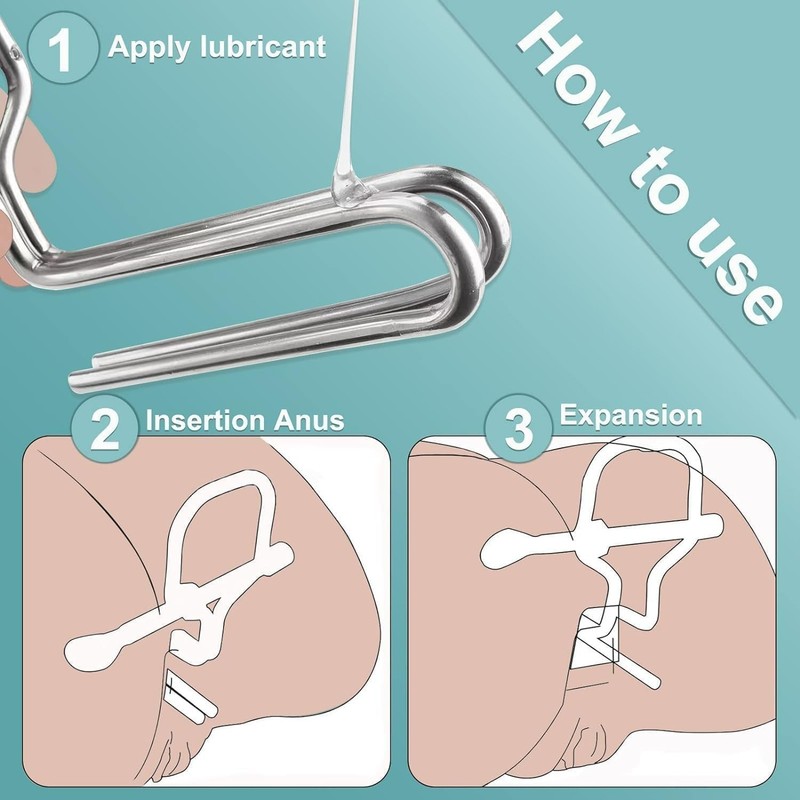 Adjustable Anal Expander Vaginal Expander Anal Stretcher BDSM Toy Yoikun Stainle gallery