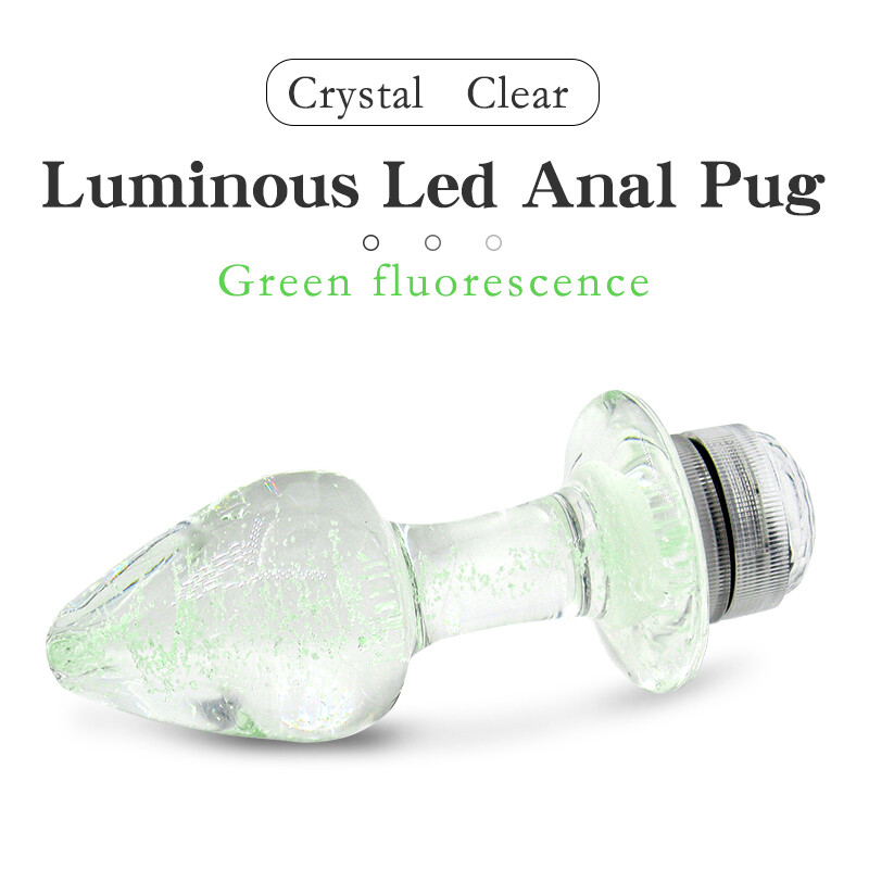 Remote Control LED Light Anal Butt Plug Bead G-Spot Massager Dildo Adult Tail gallery