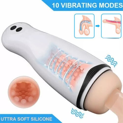 Automatic Blowjob Handsfree Cup Stroker Masturbaters Upgraded Sex Toy for Men
