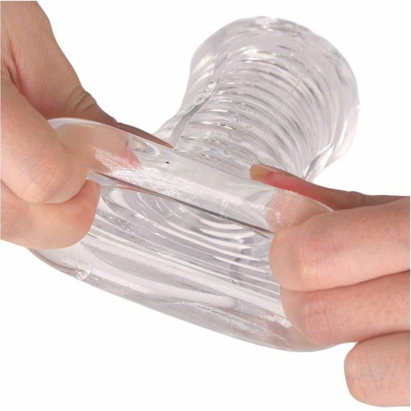 Jelly Male Masturbator Sleeve Stroker Pocket Pussy Stroker Sex Toys for Men USA gallery