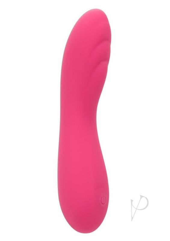 Liquid Silicone Pixies Ripple Rechargeable Vibrator - Pink gallery