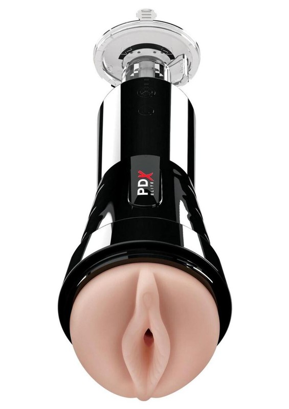 PDX Elite Cock Compressor Vibrating Rechargeable Masturbator gallery