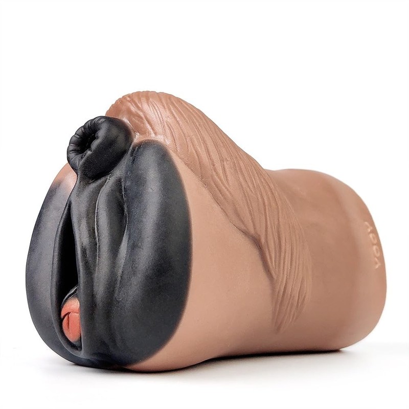 Lifelike Unique Design Fantasy 2 in 1 Double Tunnels Male Masturbator Men Sil…