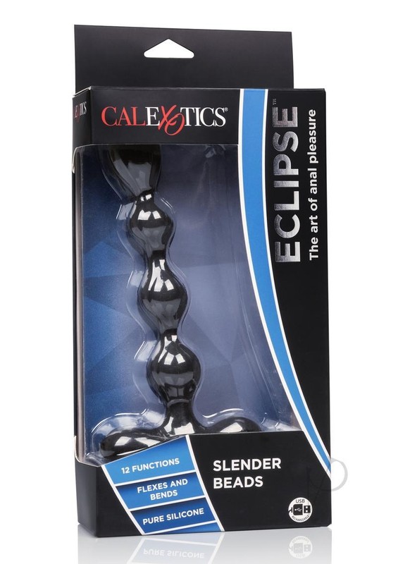 Eclips Slender Beads Silicone Flexible USB Rechargeable Anal Beads Probe