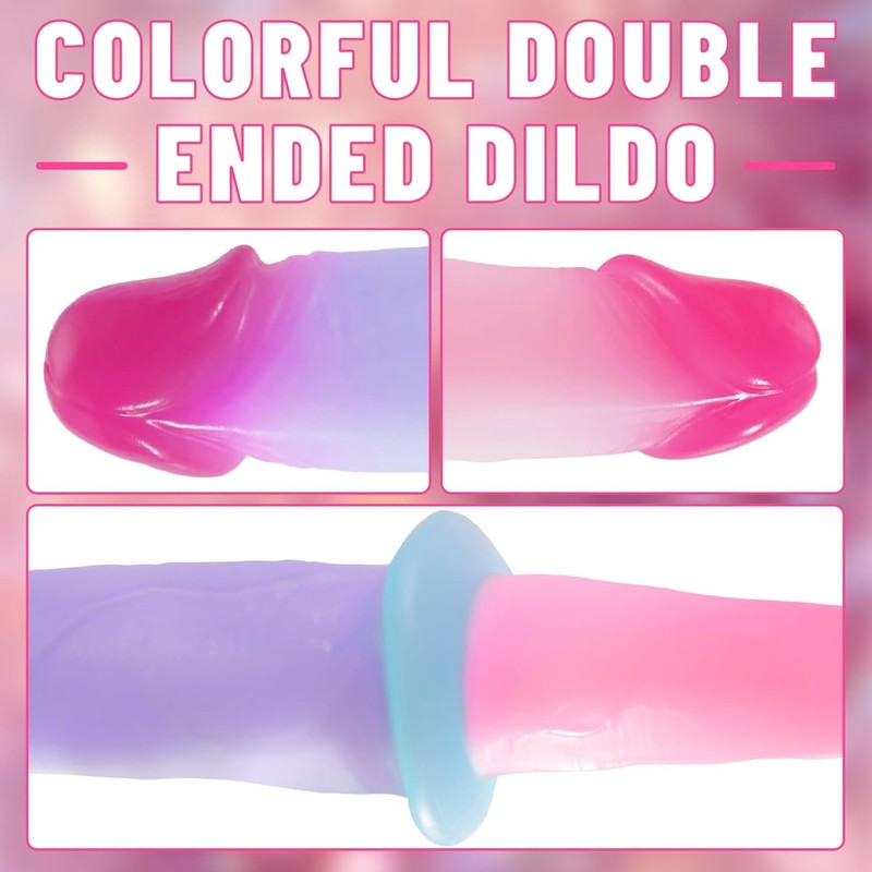 High Quality Silicone Double Ended Dildo 12 Inch Flexible Adult Toy for Pleasure gallery