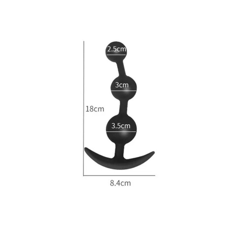 4 Sizes Pull Beads Dildo Silicone Anal Beads Anal Butt Plug Anal Dilator Sex Toy