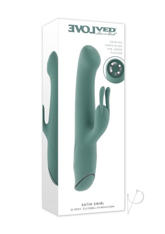 Satin Swirl Green