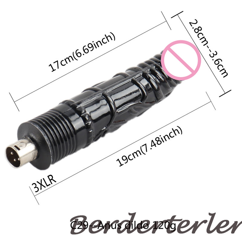 Silicone Big Black Dildo for Sex Machine Vac-U-Lock Attachements Penis Women gallery