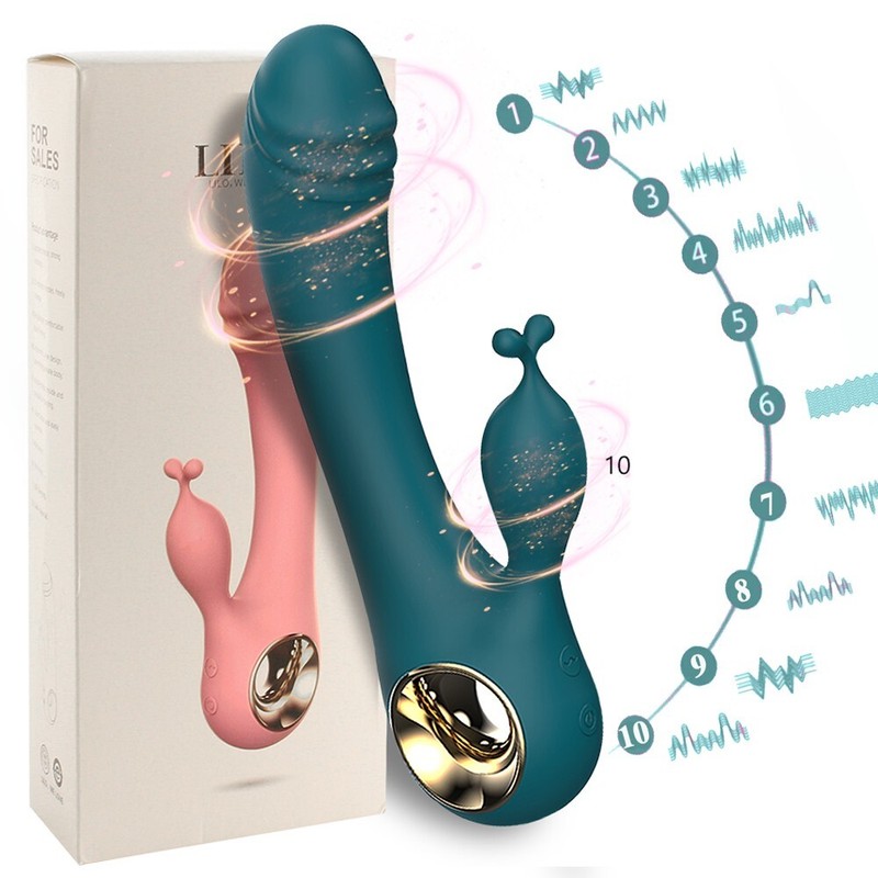 Rechargeable-Multispeed-Vibrator-G-Spot-Dildo-Rabbit-Women-Adult-Sex-Toy-Massage