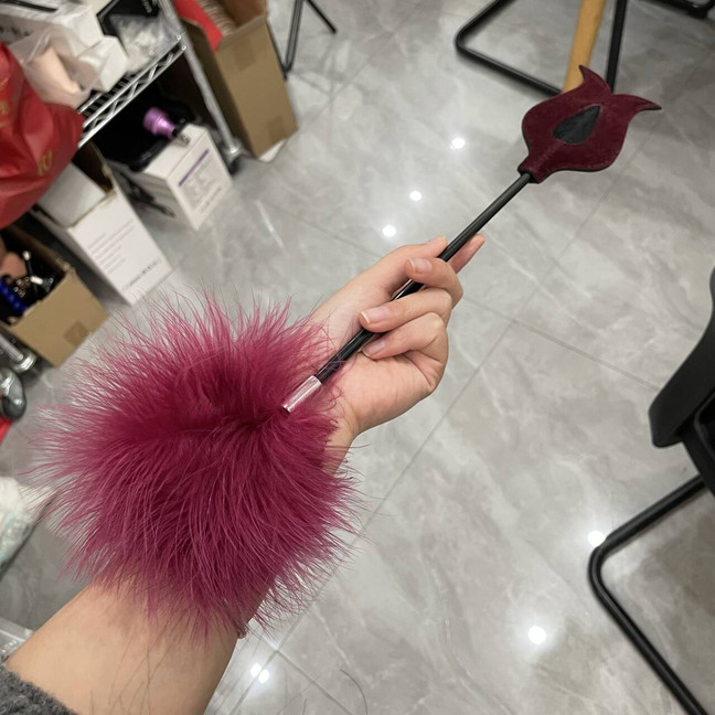 Feather Tickler Whip Erotic Fetish Spanking Paddle Adult Sex Toy Women Men BDSM