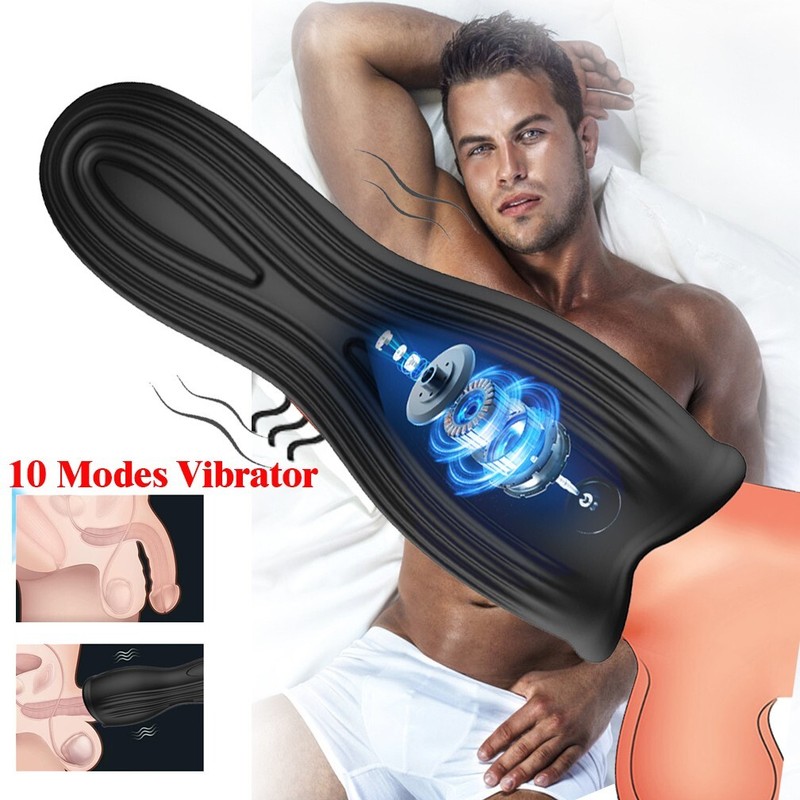 Male Masturbator Penis Vibrator Glans Stimulator Trainer Adult Toys for Men Sex