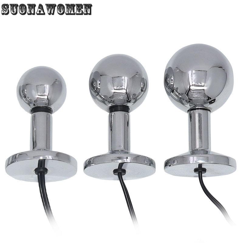Stainless Steel Anal Plug Stimulator Butt Plug Electro Estim Butt Plug Sex Toys gallery