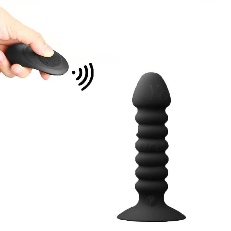 Wireless Remote Control Vibrating Anal Butt Plug Beads vibe Sex-toys for Couples gallery
