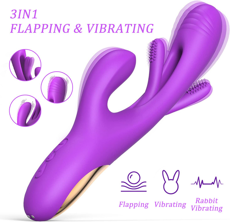 Tapping Patting Sucking Vibrator for Women Clit G-spot Stimulator Dildo Sex Toys gallery