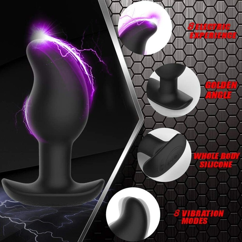 Automatic-Electric-Prostate-Anal-Dildo-Sex-Machine-Shock-Vibrator-Male-Gay-Toy gallery