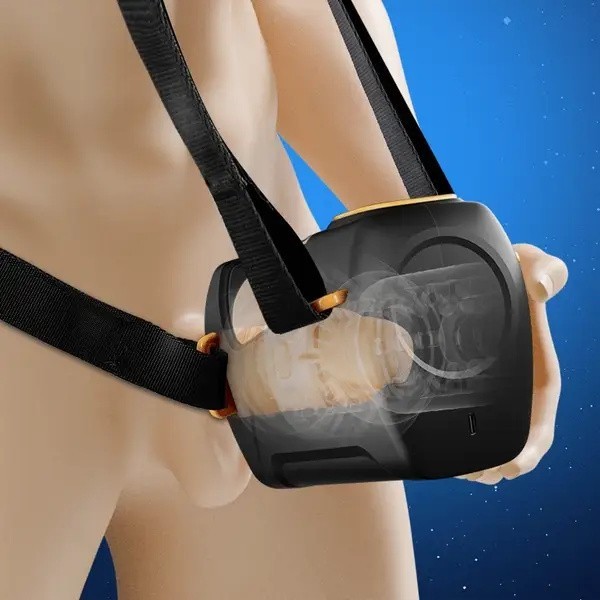 Male Wearable Masturbater Cup Automatic HandsFree Telescopic Cup Stroker Sex Toy